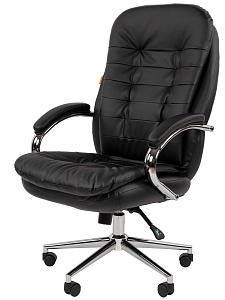 Офисное кресло CHAIRMAN 795 ЭКО, экокожа, черный